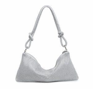 Silver Evening Bag
